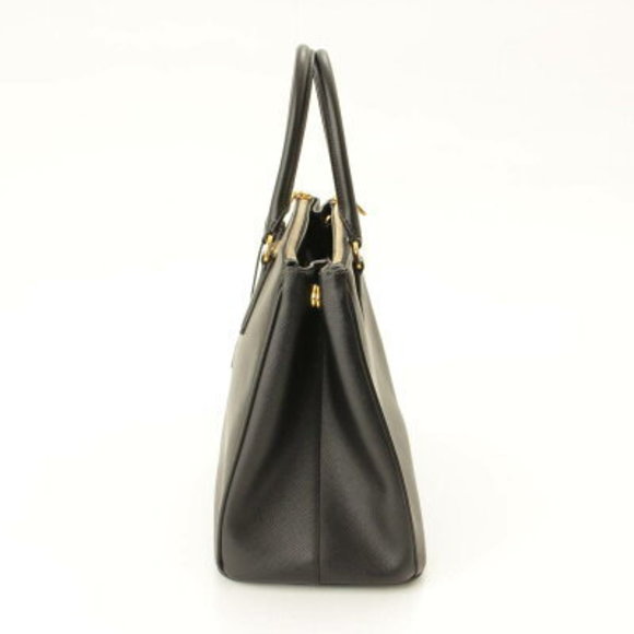 Prada Galleria Medium Sapphire Norx Handbag Black - Picture 2 of 10
